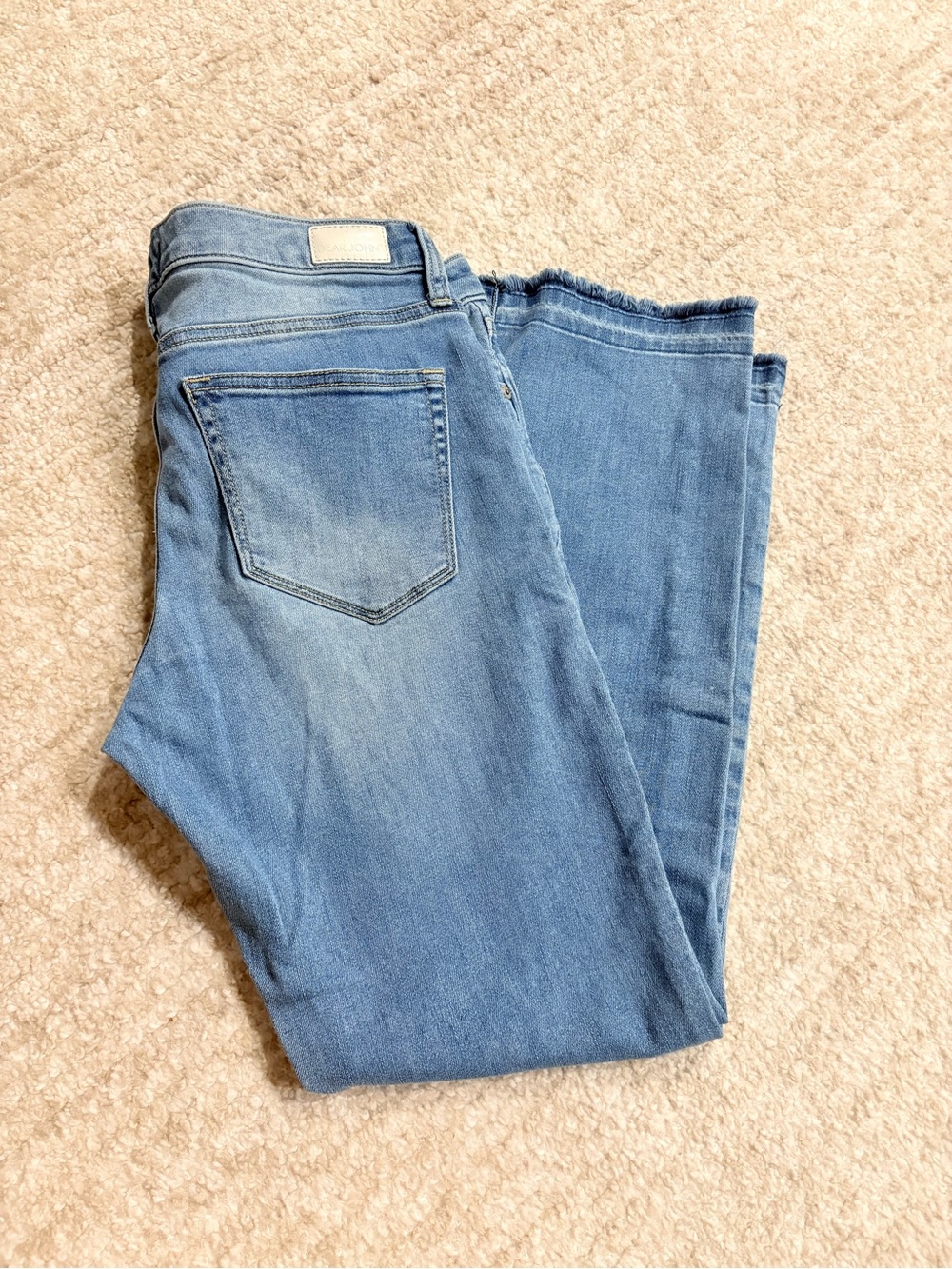 Dear John Cropped Straight Leg Cuffed Women’s Jeans Size 28